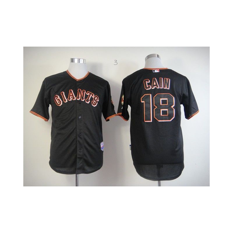 Cheap Matt Cain Giants Jersey From China #18 Black Fashion Cheap Matt Cain Giants Jersey From China #18 Black Fashion