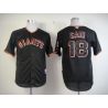 Cheap Matt Cain Giants Jersey From China #18 Black Fashion