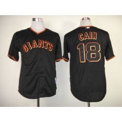 Cheap Matt Cain Giants Jersey From China #18 Black