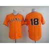 Cheap Matt Cain Giants Jersey From China #18 Orange