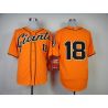 Cheap Matt Cain Giants Jersey From China #18 Orange 2014 new