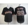Cheap Will Clark Giants Jersey From China #22 Black Fashion