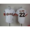 Cheap Will Clark Giants Jersey From China #22 White