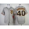 Cheap Madison Bumgarner Giants Jersey From China #40 Grey SF