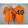 Cheap Madison Bumgarner Giants Jersey From China #40 Orange 2014 new