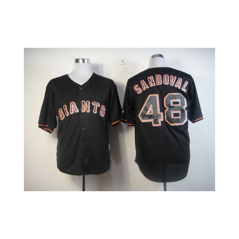 Cheap Pablo Sandoval Giants Jersey From China #48 Black Fashion Cheap Pablo Sandoval Giants Jersey From China #48 Black Fashion