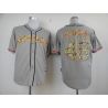 Cheap Pablo Sandoval Giants Jersey From China #48 Grey Camo Font