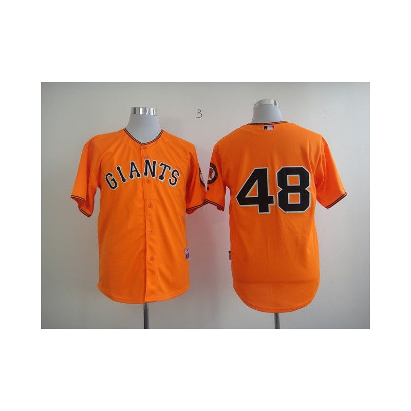 Cheap Pablo Sandoval Giants Jersey From China #48 Orange