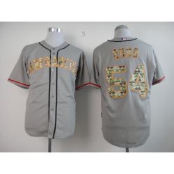 Cheap Sergio Romo Giants Jersey From China #54 Grey Camo Font