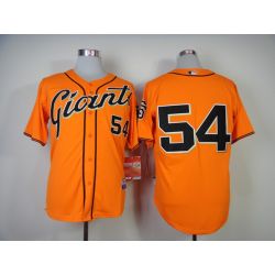 Cheap Sergio Romo Giants Jersey From China #54 Orange 2014 new