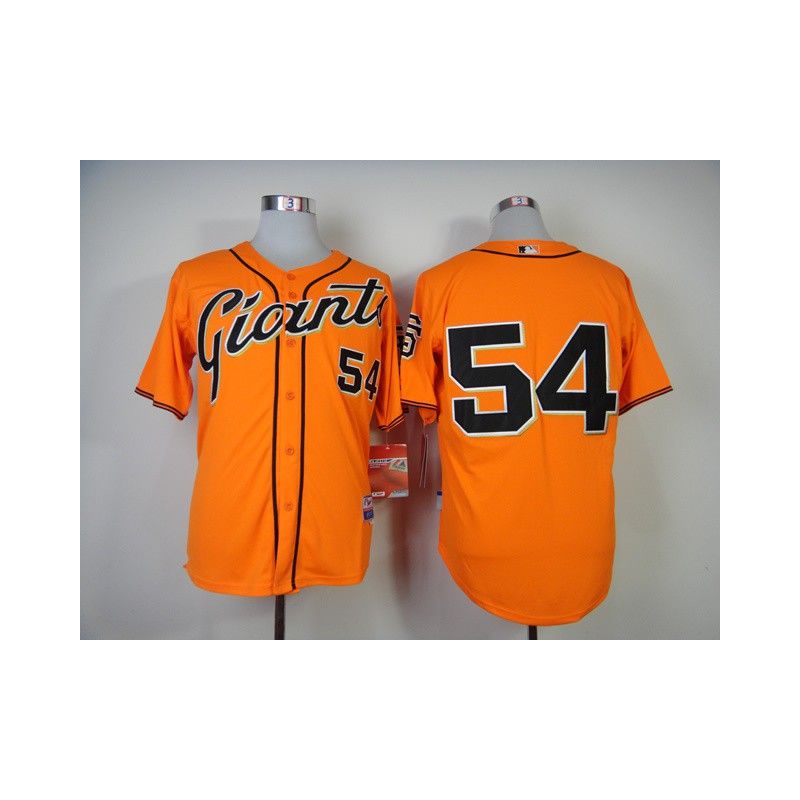 Cheap Sergio Romo Giants Jersey From China #54 Orange 2014 new