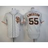 Cheap Tim Lincecum Giants Jersey From China #55 Grey SF