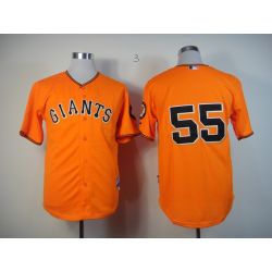 Cheap Tim Lincecum Giants Jersey From China #55 Orange