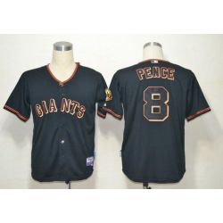 Cheap Hunter Pence Giants Jersey From China #8 Black