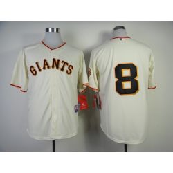 Cheap Hunter Pence Giants Jersey From China #8 Cream