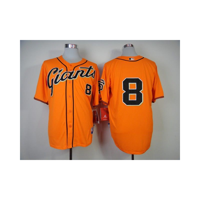 Cheap Hunter Pence Giants Jersey From China #8 Orange 2014 new