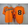 Cheap Hunter Pence Giants Jersey From China #8 Orange 2014 new