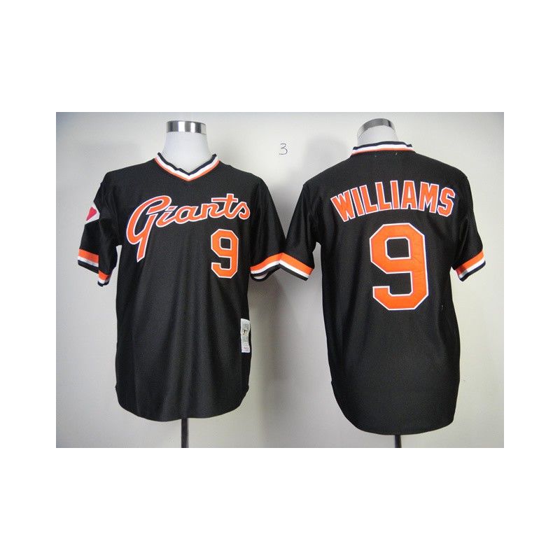 Cheap Matt Williams Giants Jersey From China #9 Black throwback