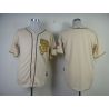 Cheap Giants Jersey From China Cream Commemorative Gold font Blank