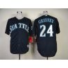 Cheap Ken Griffey Jr Mariners Jersey From China #24 Blue