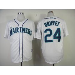 Cheap Ken Griffey Jr Mariners Jersey From China #24 White