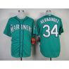 Cheap Felix Hernandez Mariners Jersey From China #34 Green