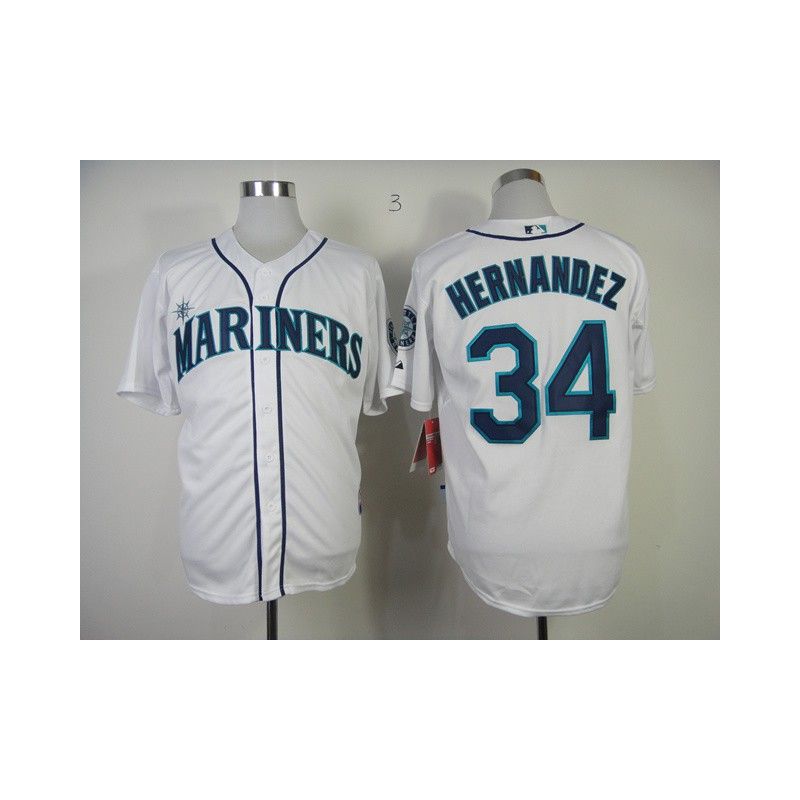 Cheap Felix Hernandez Mariners Jersey From China #34 White