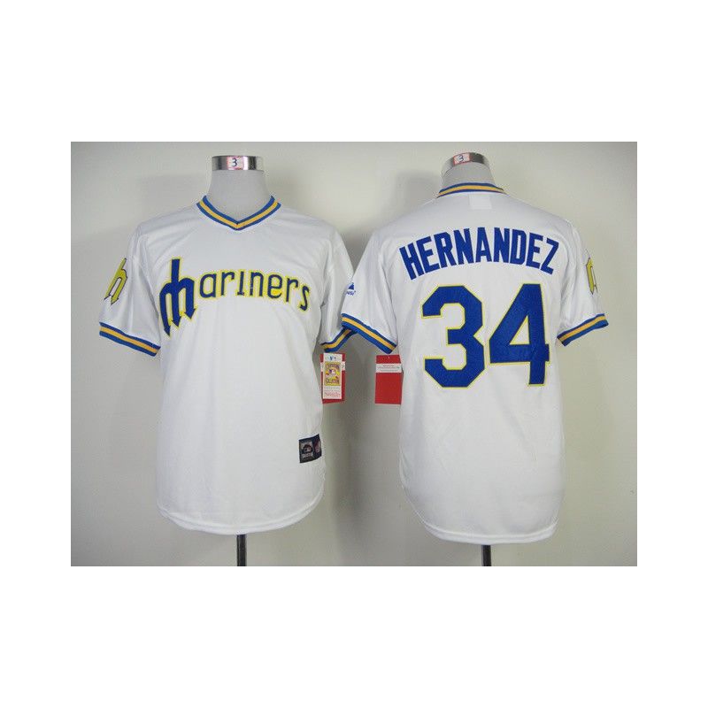 Cheap Felix Hernandez Mariners Jersey From China #34 White 1979 Turn Back The Clock