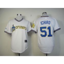 Cheap Ichiro Suzuki Mariners Jersey From China #51 White 1979 Turn Back The Clock