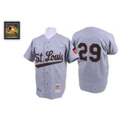 Cheap Satchel Paige Browns Jersey From China #29 HEMP Grey throwback