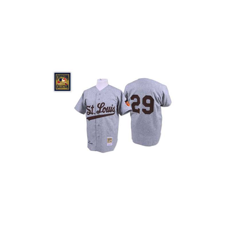 Cheap Satchel Paige Browns Jersey From China #29 HEMP Grey throwback