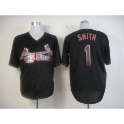 Cheap Ozzie Smith Cardinals Jersey From China #1 Black Fashion