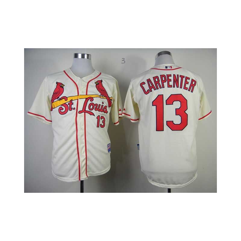Cheap Matt Carpenter Cardinals Jersey From China #13 Cream Cheap Matt Carpenter Cardinals Jersey From China #13 Cream