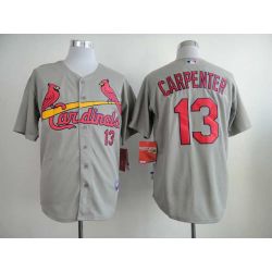 Cheap Matt Carpenter Cardinals Jersey From China #13 Grey