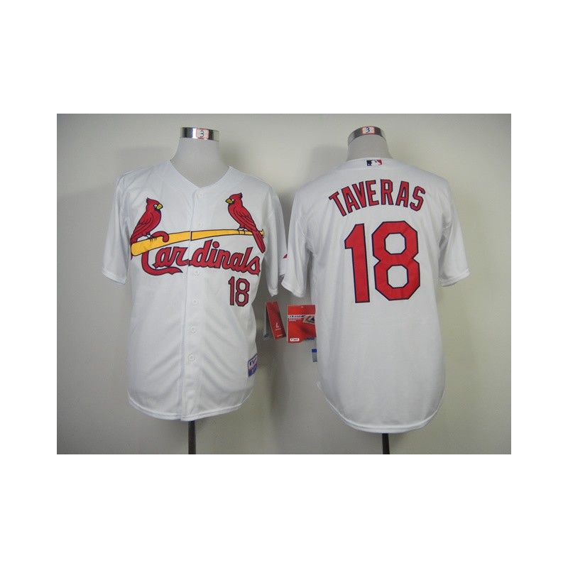 Cheap Oscar Taveras Cardinals Jersey From China #18 White Cheap Oscar Taveras Cardinals Jersey From China #18 White