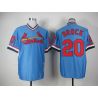 Cheap Lou Brock Cardinals Jersey From China #20 Blue throwback 1982