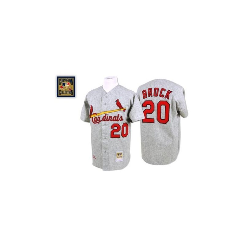 Cheap Lou Brock Cardinals Jersey From China #20 HEMP Grey throwback Cheap Lou Brock Cardinals Jersey From China #20 HEMP Grey throwback