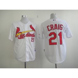 Cheap Allen Craig Cardinals Jersey From China #21 White