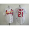 Cheap Allen Craig Cardinals Jersey From China #21 White