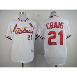 Cheap Allen Craig Cardinals Jersey From China #21 White 1982 Turn Back The Clock