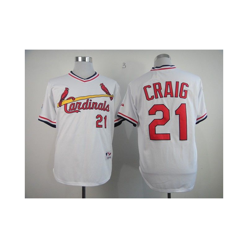Cheap Allen Craig Cardinals Jersey From China #21 White 1982 Turn Back The Clock Cheap Allen Craig Cardinals Jersey From China #21 White 1982 Turn Back The Clock