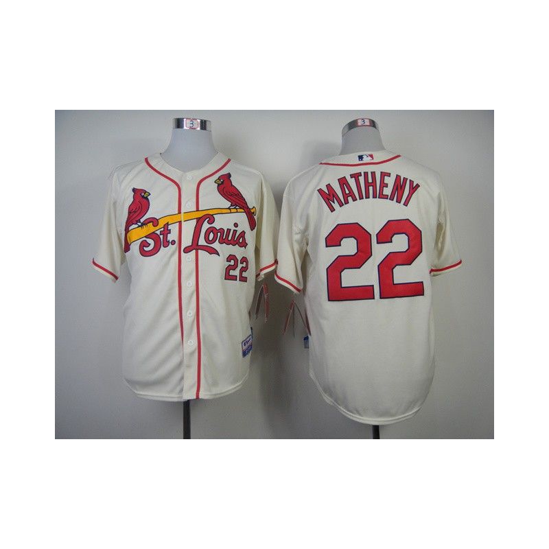 Cheap Mike Matheny Cardinals Jersey From China #22 Cream Cheap Mike Matheny Cardinals Jersey From China #22 Cream