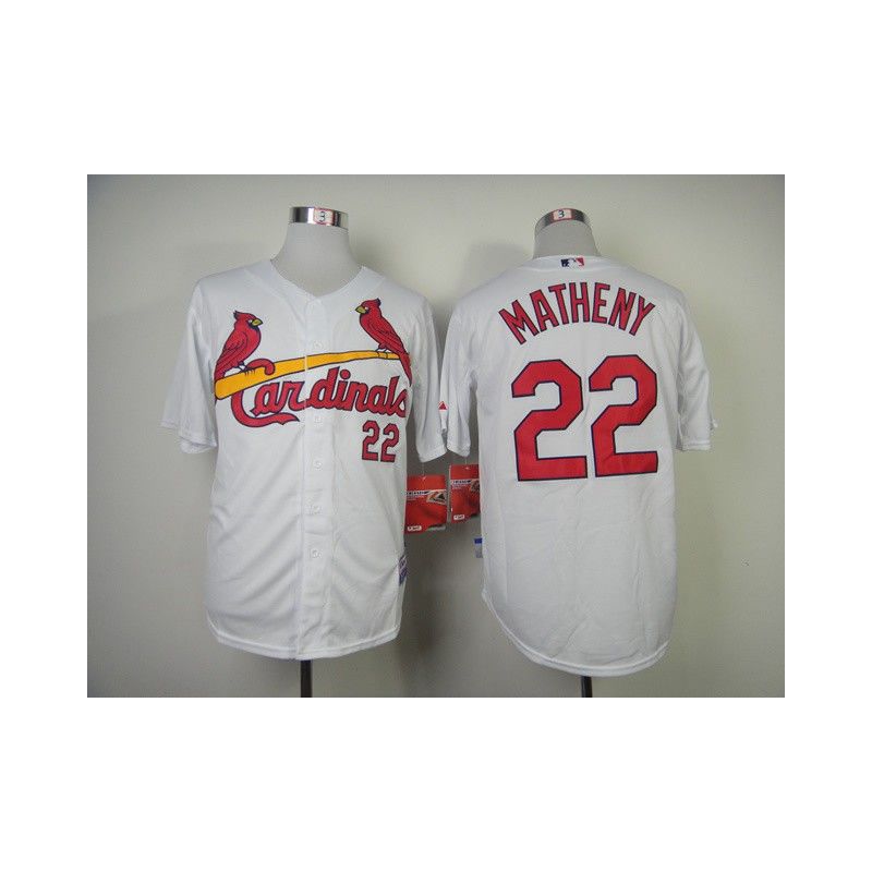 Cheap Mike Matheny Cardinals Jersey From China #22 White Cheap Mike Matheny Cardinals Jersey From China #22 White