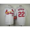 Cheap Mike Matheny Cardinals Jersey From China #22 White