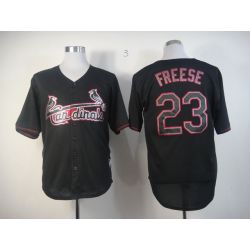 Cheap David Freese Cardinals Jersey From China #23 Black Fashion