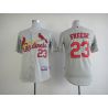 Cheap David Freese Cardinals Jersey From China #23 Grey