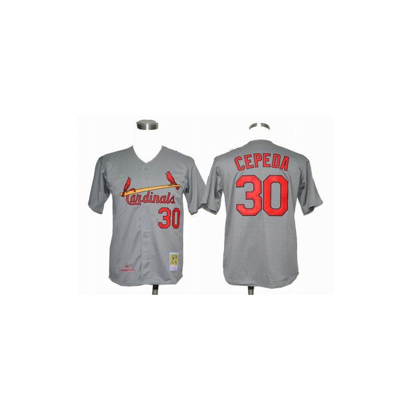 Cheap Orlando Cepeda Cardinals Jersey From China #30 HEMP Grey throwback 1967 Cheap Orlando Cepeda Cardinals Jersey From China #30 HEMP Grey throwback 1967