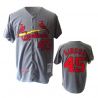 Cheap Bob Gibson Cardinals Jersey From China #45 HEMP Grey throwback 1967