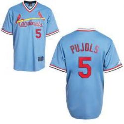 Cheap Albert Pujols Cardinals Jersey From China #5 Blue throwback 1982
