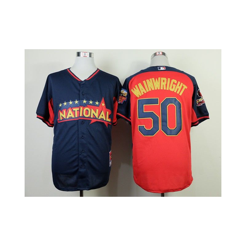 Cheap Adam Wainwright Cardinals Jersey From China #50 Blue-Red National League Cheap Adam Wainwright Cardinals Jersey From China #50 Blue-Red National League